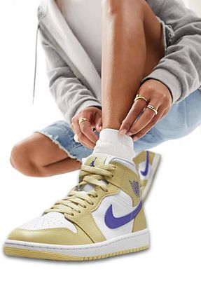 کفش اسنیکر سفید زنانه چرم اصل Nike - کد 838756847