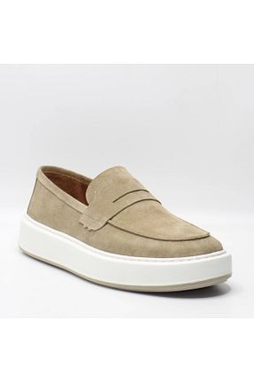 کفش کژوال بژ مردانه پاشنه کوتاه (1 - 4 سانتی متر) Bruno Shoes - کد 763977904