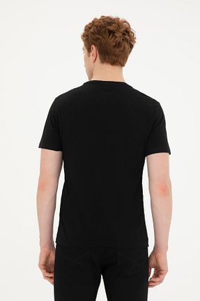 تیشرت مشکی مردانه رگولار U.S. Polo Assn. - کد 834840702