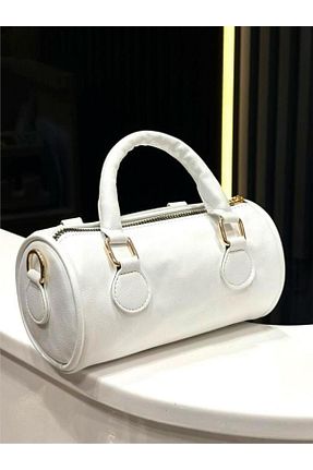 کیف دوشی سفید زنانه چرم مصنوعی so much - کد 827614146