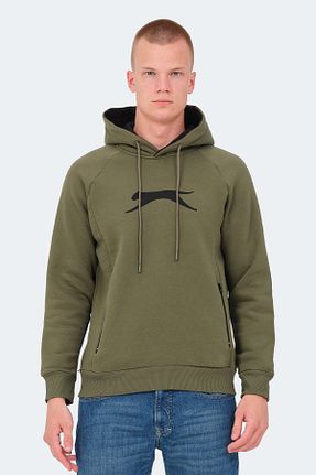 سوئیشرت اسپرت خاکی مردانه رگولار Slazenger - کد 838428536