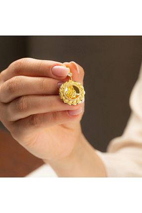 مدال نارنجی 8 عیار Çgk Çiğdem Gürel Kuyumculuk - کد 734969749