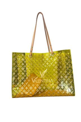 کیف ساحلی زرد زنانه مخلوط پلی استر louis valentina - کد 802047387