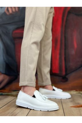 کفش کلاسیک سفید مردانه نوبوک پاشنه کوتاه ( 4 - 1 cm ) پاشنه ساده کد 121988483