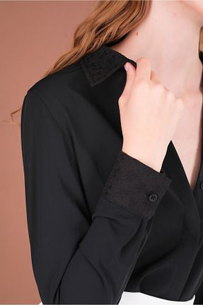 پیراهن مشکی زنانه رگولار Yake - کد 802601370