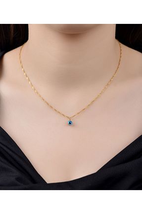 گردنبند طلا طلائی زنانه 22 عیار kuyumcu nurettin - کد 804517218