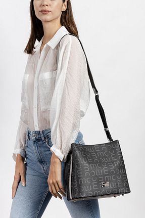 کیف پستچی مشکی زنانه چرم مصنوعی Marie Claire - کد 57579762