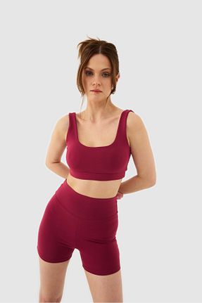 نیم تنه اسپرت زرشکی زنانه پلی استر Le Sillage - کد 838484951