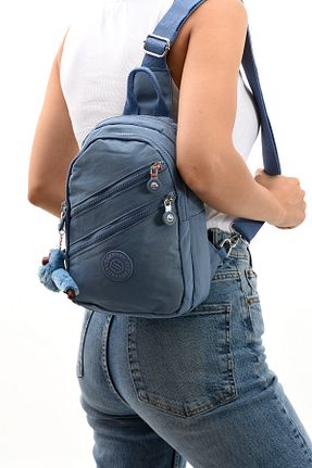 کیف دوشی آبی زنانه پارچه ای YOGII - کد 838513354