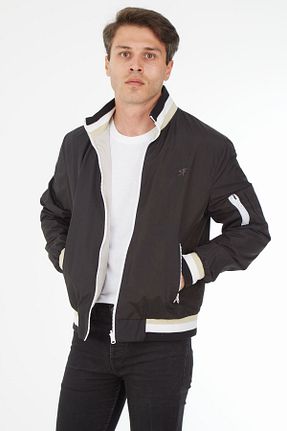 کاپشن مشکی مردانه رگولار SPOSO - کد 31876625