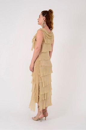 لباس بژ زنانه بافتنی Rabiossa - کد 812520057