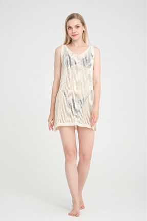 لباس طوسی زنانه تریکو Su Moda - کد 838549311