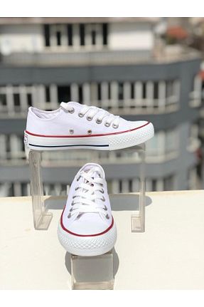 کفش اسنیکر سفید زنانه بند دار ebulduk - کد 411397590