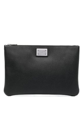 کیف پورتفوی و کلاچ مشکی زنانه چرم خالص Dolce&Gabbana - کد 838637357