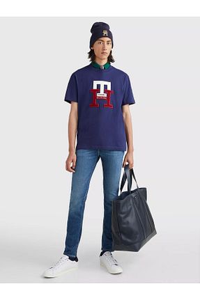 شلوار جین سرمه ای مردانه پارچه Tommy Hilfiger - کد 838641082