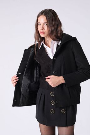 کاپشن مشکی زنانه Bomber Yake - کد 780448297