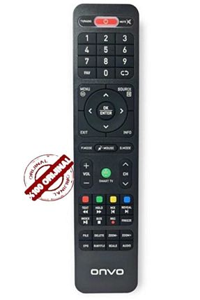 کنترل از راه دور مشکی ONVO - کد 789624739