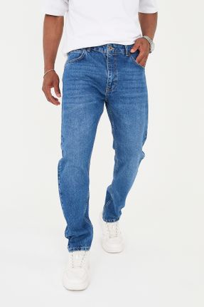 شلوار جین آبی زنانه پاچه ساده جین ساده جوان استاندارد کد 838691790