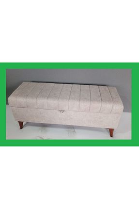 پوف و نیمکت بژ 100 x 40 YUSE MOBİLYA VE AKSESUAR - کد 816646566
