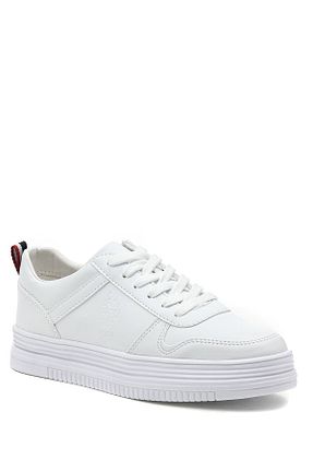کفش اسنیکر سفید زنانه بند دار U.S. Polo Assn. - کد 229400016