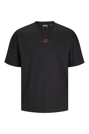 تیشرت مشکی مردانه رگولار Jack & Jones - کد 838729891