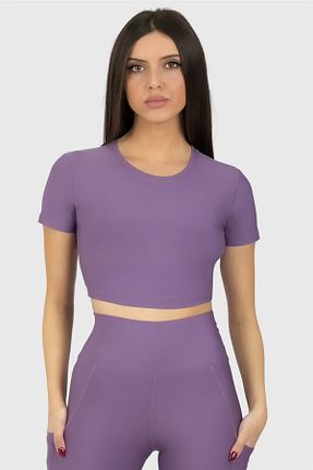 نیم تنه اسپرت بنفش زنانه الاستین Superstacy - کد 123096727