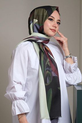 شال زنانه پنبه - پلی استر کد 701497604