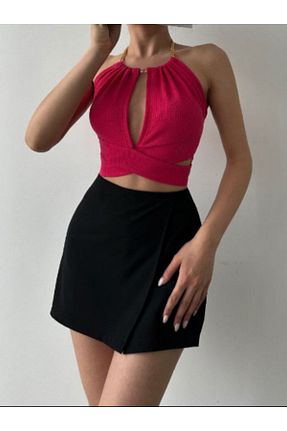 بلوز صورتی زنانه ساده Vesse Butik - کد 713311382