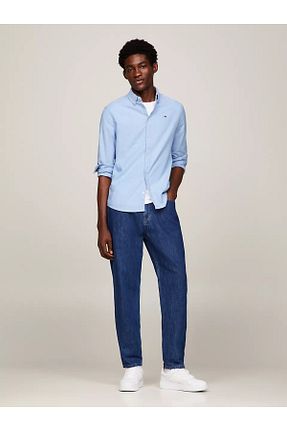 پیراهن مشکی مردانه یقه دکمه دار Tommy Hilfiger - کد 838771354
