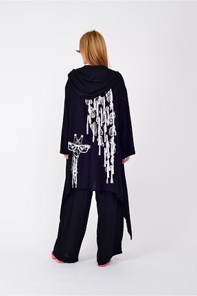 کت مشکی زنانه Relaxed Park Moda - کد 230841786