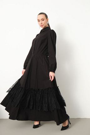 لباس مشکی زنانه بافتنی esrastyle - کد 810560483