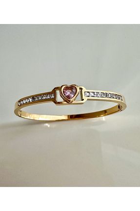 دستبند استیل (فولاد) طلائی زنانه استیل (فولاد) Okko Store - کد 791994819
