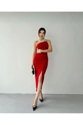 لباس قرمز زنانه بافتنی کد 817355060
