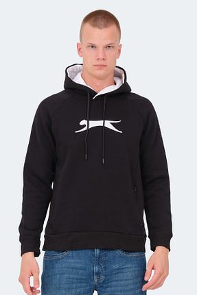 سوئیشرت اسپرت مشکی مردانه رگولار Slazenger - کد 838414054
