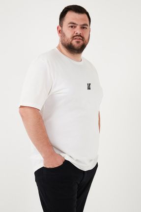 تی شرت سفید مردانه رگولار کد 833591912