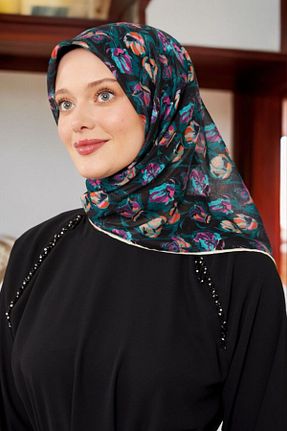 روسری مشکی پنبه ای Levidor - کد 838415824