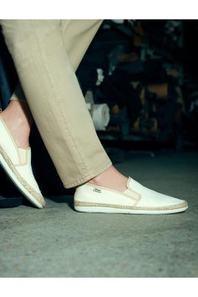 کفش کژوال بژ مردانه پارچه نساجی پاشنه کوتاه ( 4 - 1 cm ) پاشنه ساده کد 648411100