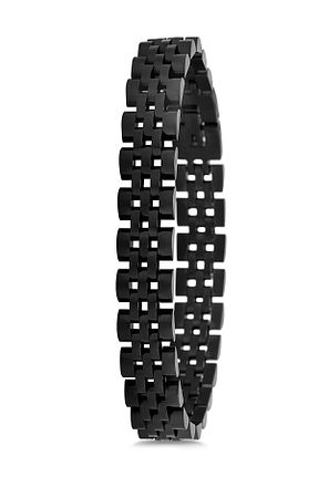 دستبند استیل (فولاد) مشکی زنانه استیل (فولاد) FERRO - کد 838463586