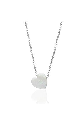 گردنبند نقره طلائی زنانه 925 عیار nevamkuyumculuk - کد 838469239