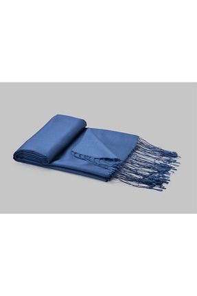 شال آبی زنانه ابریشم ARMANDA - کد 85695331