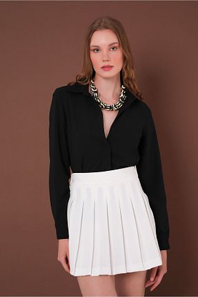 پیراهن مشکی زنانه رگولار Yake - کد 802601370
