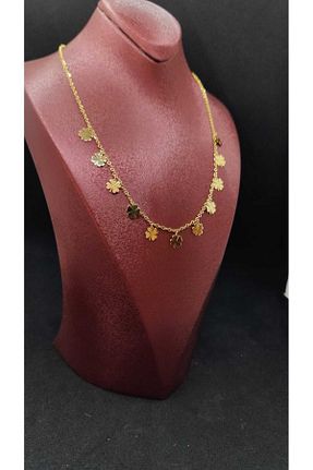 گردنبند طلا زرد زنانه 22 عیار kuyumcu nurettin - کد 746555743