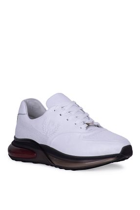 کفش کژوال سفید مردانه چرم خالص Pierre Cardin - کد 838486825