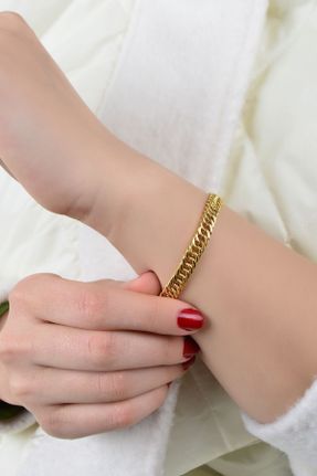 دستبند طلا طلائی زنانه کد 758171097