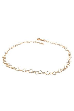 گردنبند جواهر طلائی زنانه برنجی CASELN - کد 832813586