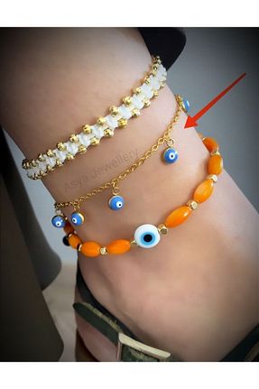 خلخال جواهر طلائی زنانه استیل (فولاد) Asya Jewellery - کد 735720952