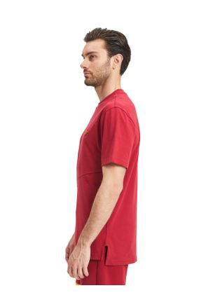 تی شرت قرمز مردانه رگولار پنبه (نخی) کد 838549630