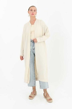 کلاه و ابایا بژ زنانه پنبه ای Puane - کد 838541076