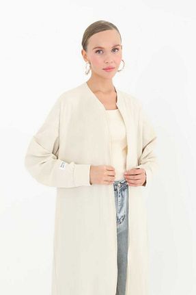 کلاه و ابایا بژ زنانه پنبه ای Puane - کد 838541076