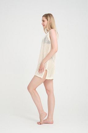لباس طوسی زنانه تریکو Su Moda - کد 838549311